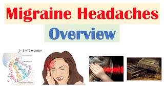 Migraine Headache Overview  Pathophysiology Triggers Phases Symptoms Diagnosis Treatment [upl. by Odracer845]