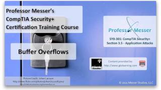 Understanding Buffer Overflows  CompTIA Security SY0301 35 [upl. by Weyermann317]