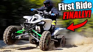 Riding the ASPCA Yamaha Raptor 660 Runs great sort of [upl. by Chancellor]