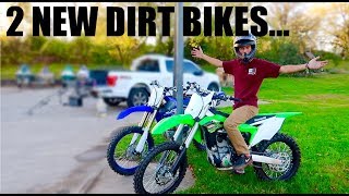 NEW BIKE REVEAL 2 New Dirt Bikes [upl. by Ulberto761]