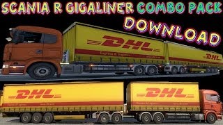 Scania R Gigaliner Combo Pack Download ETS 2 HD [upl. by Josler]