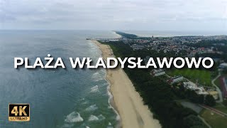 Plaża Władysławowo  Plaża we Władysławowie z drona  Lato  LECE W MIASTO™ 4k [upl. by Boys882]