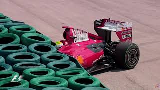 Felipe Massa Crash 2009 Hungarian Grand Prix [upl. by Bahner376]