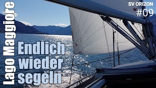 Sailing ORIZON 09 Lago Maggiore  Endlich wieder segeln [upl. by Nauquf]