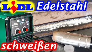 Edelstahl schweißen für 199€ Lidl Multischweißgerät PMSG 200 A2 [upl. by Nanerb]