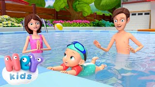 Lerne schwimmen wie ein kleiner Fisch 🏊‍♂️  Bildungslied für Kinder  HeyKids Kinderlieder TV [upl. by Ahsiel881]