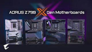 AORUS Z790 X Gen Motherboards  X Gen Designed for Next Gen  Official Trailer [upl. by Kciderf]