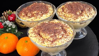 Zarte MANDARINEN Mousse in 5 Minuten 🍊 Mandarinen Dessert Rezept 🍊 Kein Backen [upl. by Joelie310]