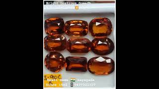 Rs600 PER CARAT 💥 GOMEDH HESSONITE RAHU गोमेद ગોમેદ ଗୋମଦ୍ గోమేధికం গোমেদ 💎 SWATI GEMS 🇮🇳 RAYAGADA [upl. by Attem]