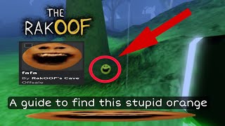 The RakOOF How to find and get the quotfafaquot badge  ROBLOX GAMING [upl. by Hansel]