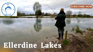 Ellerdine Lakes Trout Fishery  Wędkarstwo muchowe w UK [upl. by Nalek865]