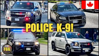 NEW K9 Vancouver Police Cars Lights amp Siren Collection [upl. by Hannej]