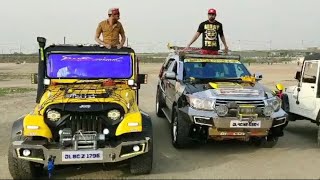 Dancing Modified Thar Only 1 In India 🔥 [upl. by Aonian]