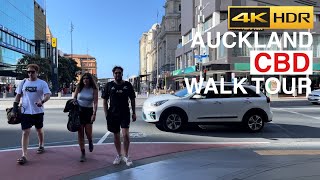 Auckland Sunday Late Afternoon Walking Tour New Zealand 4K HDR [upl. by Noda880]