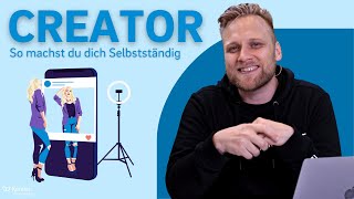 Gewerbe anmelden als Influencer YouTuber und Content Creator  SELBSTSTÄNDIG machen [upl. by Ennaoj]