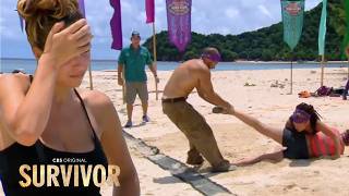 Survivor Cagayan  Reward Challenge Kicking amp Screaming [upl. by Lindahl]