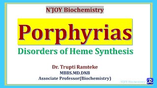 Porphyrias Heme Synthesis disorders  hemoglobin chemistry amp Metabolism  Biochemistry [upl. by Chlo]