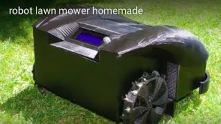 homemade robotic lawn mower [upl. by Havens]