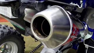 2015 YFZ 450R Yoshimura RS2 Exhaust Comparison [upl. by Annor]