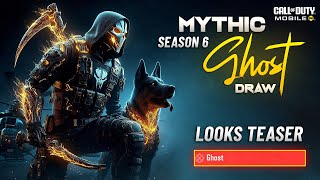 Mythic Ghost Final Look  Call Of Duty Mobile [upl. by Ronyar39]