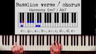 How to play I Wish  Stevie Wonder Original Piano lesson Tutorial by Piano Couture [upl. by Ayo]