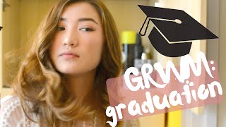 Get Ready With Me High School Graduation Hair  Makeup [upl. by Gredel]