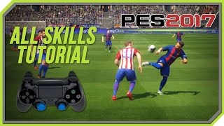 PES 2017 All Tricks and Skills Tutorial PS4 PS3 [upl. by Pump]