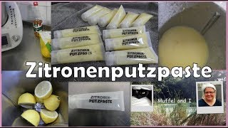 Zitronenputzpaste natürlicher Zitronenreiniger [upl. by Epner]