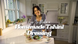 How to Make a Homemade Tahini Dressing [upl. by Ahsiuqat]