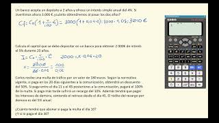 Interés Simple y Compuesto 4 ESO 1 [upl. by Ellivro]