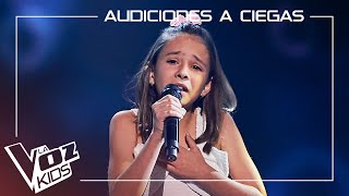 Celia Puntas canta quotÁngel caídoquot  Audiciones a ciegas  La Voz Kids Antena 3 2024 [upl. by Buskus36]