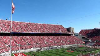 Ohio State University Marching Band National Anthem 9 25 2010 OSU vs E Michigan [upl. by Joela]