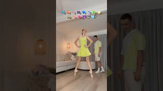 COMMENT FOR 7 YEARS GOOD LUCK 🤣🍀 dance trend viral couple funny ballet challenge shorts [upl. by Wylma370]