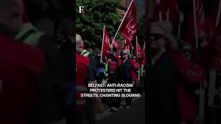 UK Clashes in Londonderry AntiRacism Protests in Belfast amp London  Subscribe to Firstpost [upl. by Odilia]