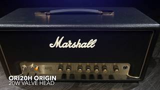 Marshall ORI20H Origin 20W Valve Head  Gear4music demo [upl. by Telrats949]