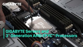 GIGABYTE Servers and 3rd generation AMD EPYC™ Processors [upl. by Erreid]