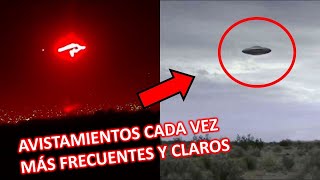 Cada VEZ más CERCA   5 Videos de OVNIS grabados en 2024 [upl. by Teyut]