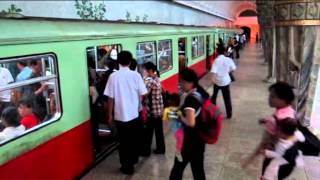 Pyongyang Metro North Korea [upl. by Etteyafal]