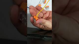 How to release the wire from push in connector or wago [upl. by Hidie]