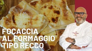 Focaccia al formaggio tipo Recco di Marco Oberti [upl. by Valenza]