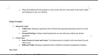 What is Lease Key Characteristics of a Lease Land Law Leases New Zealand Legal 307 [upl. by Zamir]