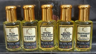 Platinum Fragrance Oil Package Deal Aventus Sauvage Channel Silver Dunhill Channel [upl. by Welbie660]