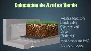 Instalación de Azoteas Verdes [upl. by Rairb]