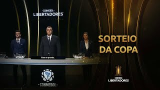 COMPLETO Sorteio da Copa CONMEBOL Libertadores 2022 [upl. by Annahgiel495]