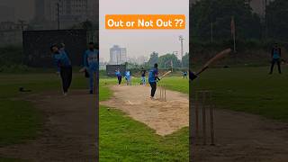 UMPIRE ने NOT OUT DIYA ISKO 😡 shorts shortsvideo cricket [upl. by Myrt]