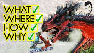 Everything You Need to Know about Blood Wyverns  ARK Crystal Isles [upl. by Kered]