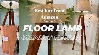 Best buy from Amazon  Floor Lamp  Unboxing and Review amazon youtube [upl. by Ainomar]