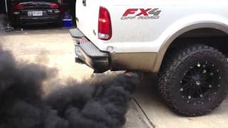 SCT tuned F250 Rollin Coal [upl. by Yror20]