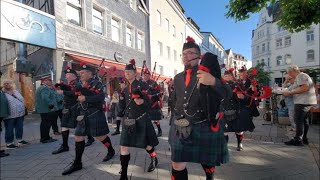 Iserlohner Schützenfest 2023  Musikkapellen am Neumarkt am 7 Juli 2023 [upl. by Chitkara]