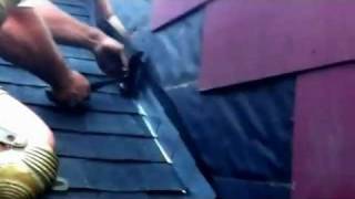 HOW TO INSTALL STEP FLASHING ON A ROOF [upl. by Cuda]